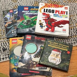 LEGO Play and Adventure Book Set - Ninjago, Christmas, Batman
